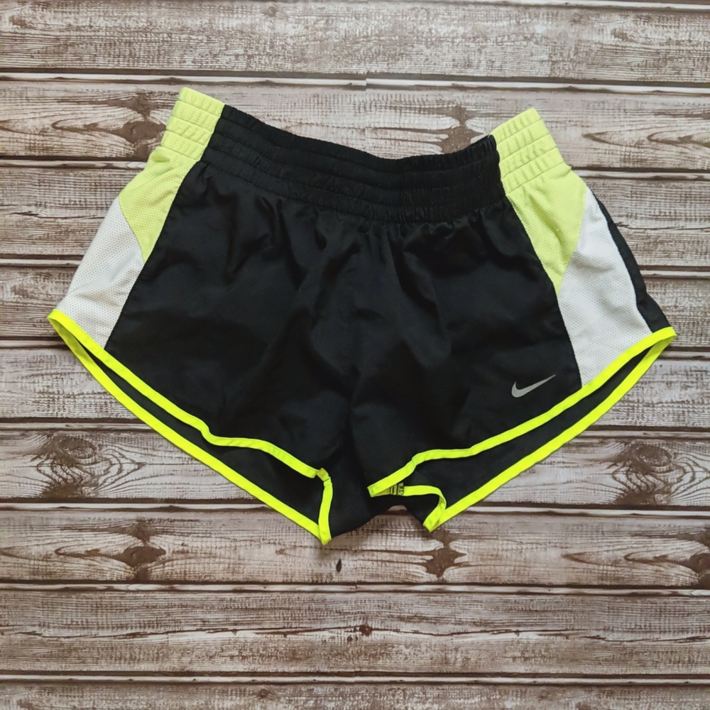 Nike Yellow/White/Black Running Shorts